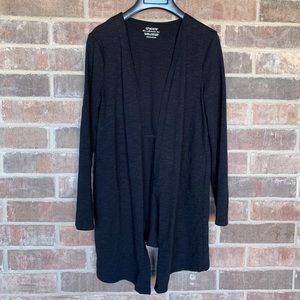 Chico’s Ultimate Tee Cardigan, Black, Small